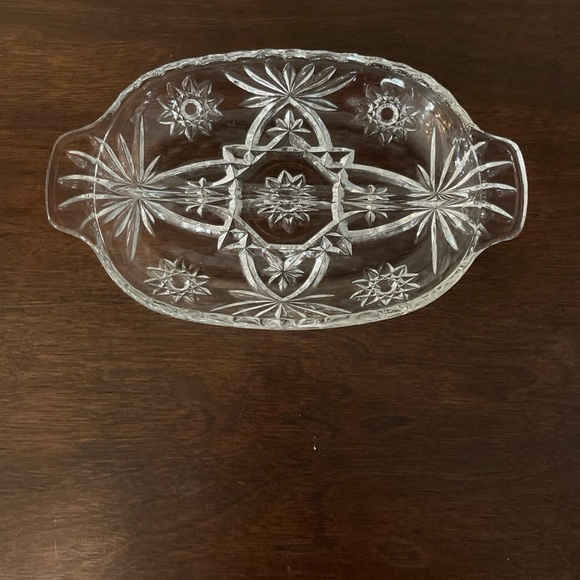 Vintage 1960s Anchor Hocking Divided Relish Dish 10" x 6". EUC - Picture 2 of 4